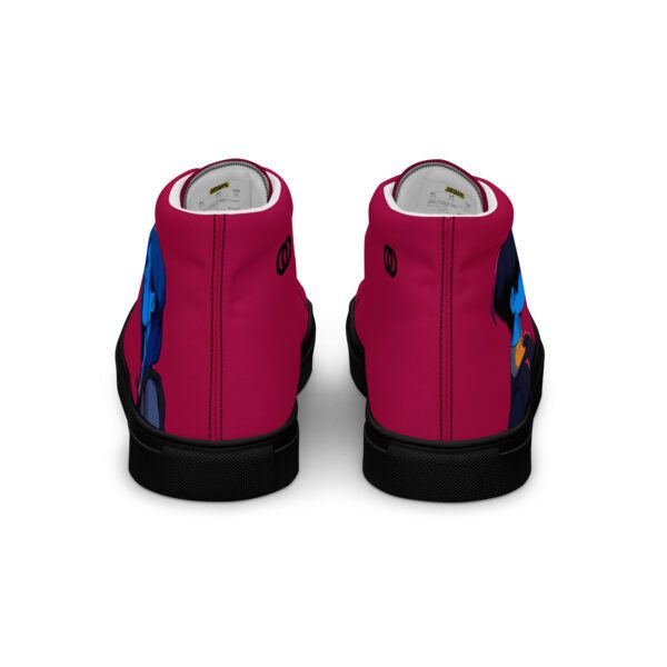 "Frenetic Outlaws" Men's High-Top Sneakers - Imagen 4
