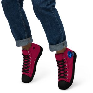"Frenetic Outlaws" Men's High-Top Sneakers