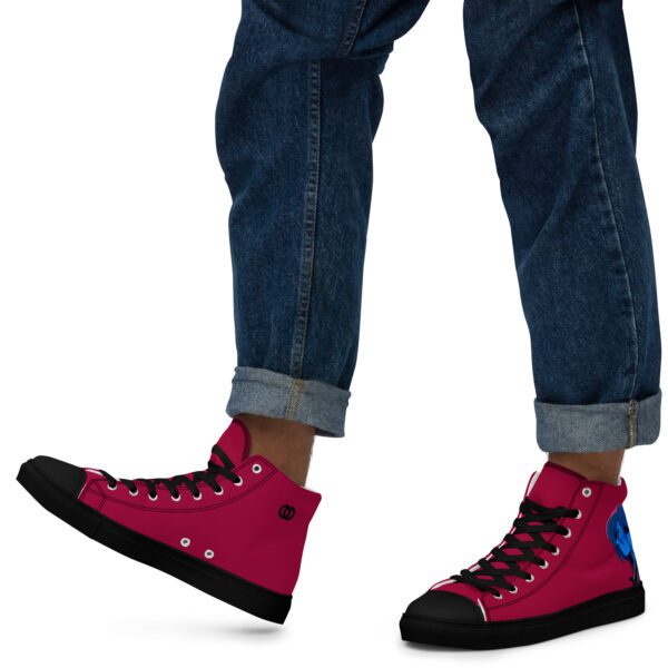 "Frenetic Outlaws" Men's High-Top Sneakers - Imagen 6