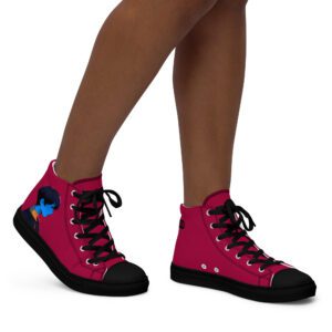 "Frenetic Outlaws" Women’s High-Top Sneakers